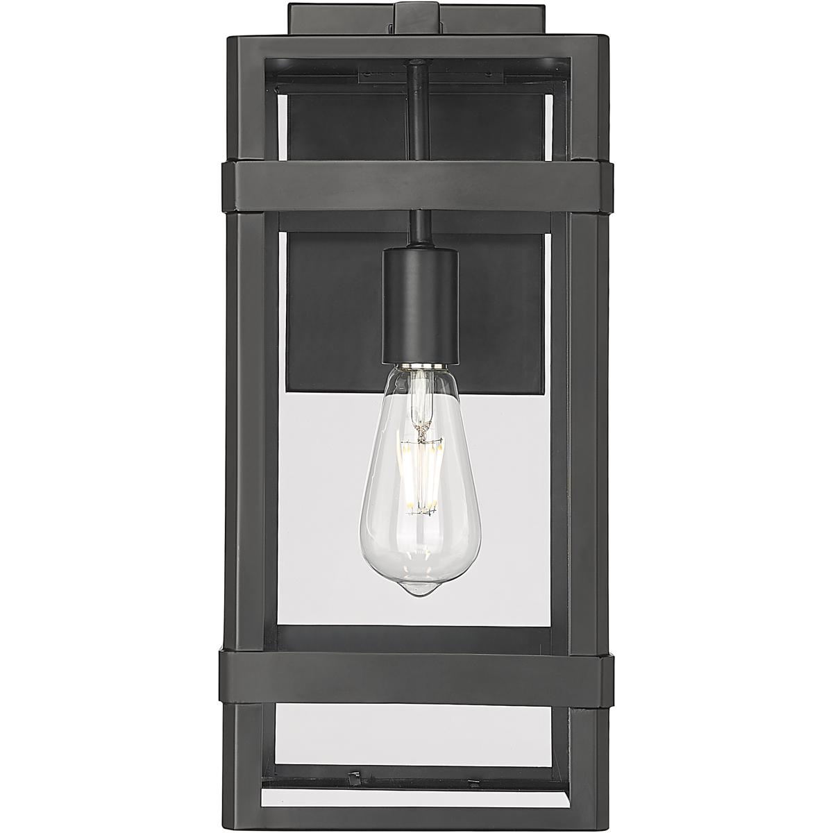 Millennium Lighting 10711-PBK Payton 1 Light 17.25 inch Powder Coated Black Outdoor Wall Sconce